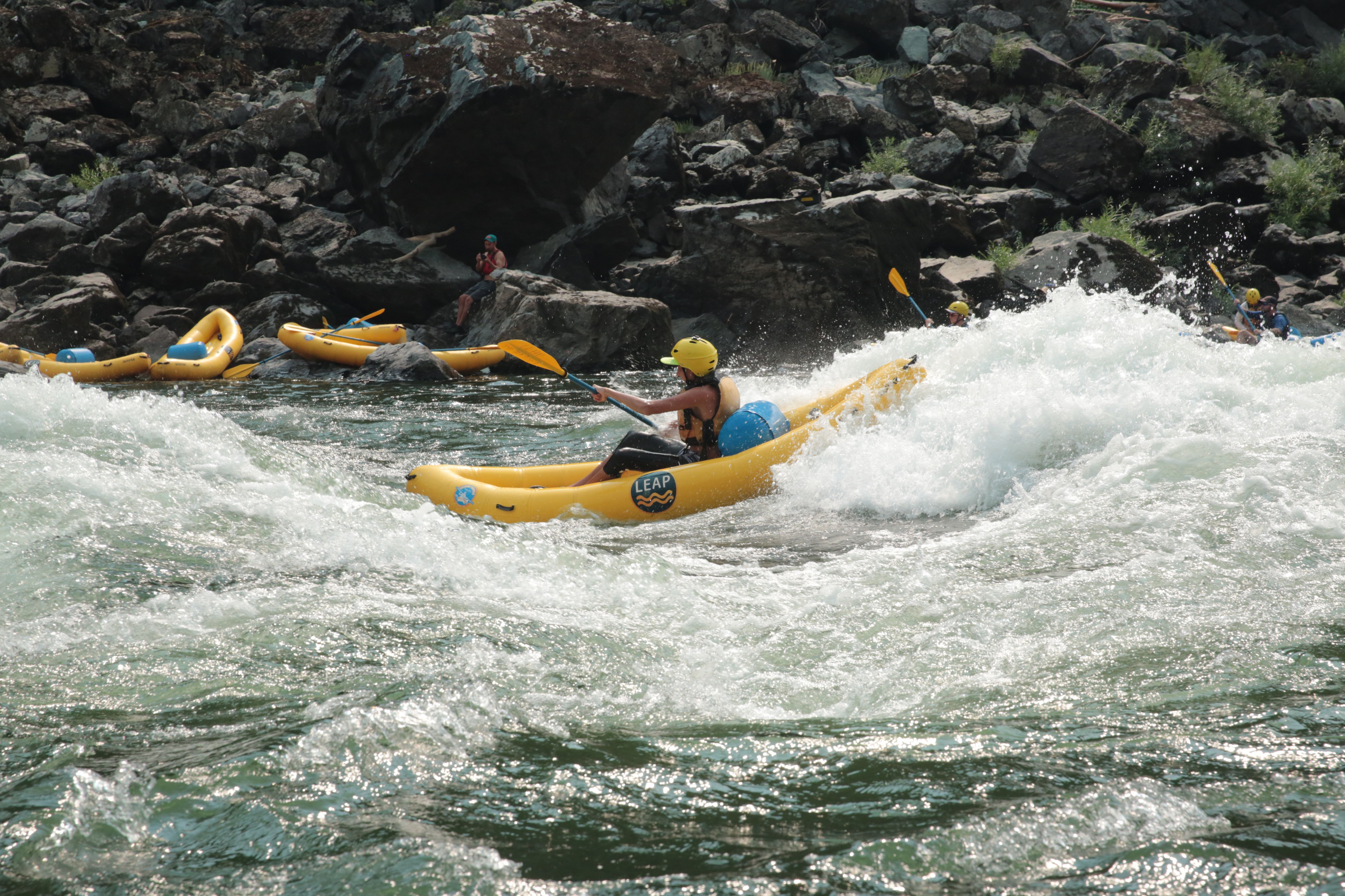 white water kayaking